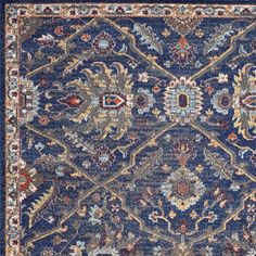 Discover old-world beauty and glamour against today's color and fashion trends in this rug. Shifting the scope of traditional design and executing color imperfectly delivers stunning art for your floors. Bungalow Rose Rug Size: Rectangle 3'3" x 4'11" | Royal Blue / Copper Rectangle 3'3" x 4'11" Area Rug - Bungalow Rose Cruce Oriental Navy Area Rug 39.0 x 5.0 in bluePolypropylene | Wayfair Blue Courtyard, 5x7 Area Rug, Navy Area Rug, Hand Tufted Rugs, Beige Rug, Rug Sale, Indoor Area Rugs, Blue Rug, Bungalow Rose