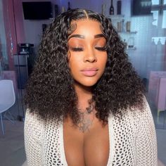 Achieve a chic, effortless look with our water wave bob wig, which comes with a soft wet and wavy texture for natural, bouncy curls. made from 100% human hair, this short black water wave lace front wig offers a seamless, natural hairline for a polished finish. The water wave texture creates a dynamic style that can be worn wet for defined curls or dry for soft, voluminous waves. Lightweight, comfortable, and easy to style. With its short, curly bob design, it’s ideal for anyone seeking a bold, Curly Hair Lace Front Wig, Water Wave Bob Wig, Water Wave Bob, Wet And Wavy Hair, Burnt Hair, Short Human Hair Wigs, Waves Curls, Short Curly Bob, Deep Wave Hairstyles