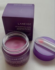 Laneige Lip Mask Purple, Laneige Lip Sleeping Mask Gummy Bear, Laneige Lip Mask Gummy Bear, Laneige Purple, Laneige Lip Mask Aesthetic, La Neige Lip Mask, Laneige Gummy Bear, Products Tiktok Made Me Buy, Best Lip Mask