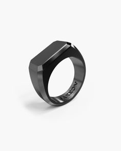 The ultimate power accessory. Our classic men’s black Signet Ring is designed with tapered edges and a leveled top, then finished with a fine brush to create a distinctive, satin-textured luster. Mens Silver Signet Ring, Black Signet Ring, Signet Ring Men, Silver Signet Ring, Solid Gold Chains, Silver Shop, Personalized Rings, Engraved Items, Size 10 Rings