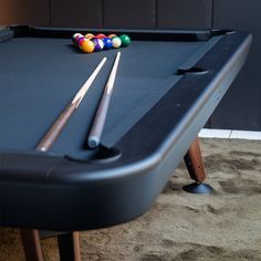 Diagonal Pool Table: 7 Feet + Green Structure + Classic Green Cloth + Iroko Billard Table, Outdoor Sectional Furniture, Home Pool, Foosball Table, Diagonal Line, Game Tables, Billiards Pool, Beautiful Pools, Game Inspiration