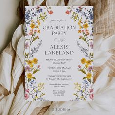 an image of a graduation party card