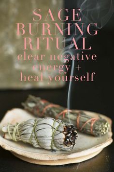 Ahhhh! So excited to tell you about my first burning sage ritual that I did over the weekend. I’ve always wanted to, having only seen them performed on TV in some Real Housewife’s mcmansion, but was waiting for a reason. Which is what I hope you’ll take away from this post: You don’t need a reason! Everyone … Magia Das Ervas, Burning Sage, White Sage Smudge, Meditation Space, Yoga Room, Smudge Sticks, Meditation Room, Hippie Style, Herbal Remedies