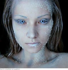 Winter Make-up, Ice Queen Makeup, Winter Make Up, Fantasy Make-up, Special Fx Makeup, Make Up Inspiration, Halloween Makeup Inspiration, Character Makeup