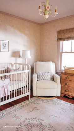 We’re in love with every little detail in @bbmeyerdesign’s nursery. It features a rosy palette, floral prints, and a couple of timeless pieces: the Liberty Crib in Warm White and the Crewe Recliner and Swivel Glider in Ivory Boucle. 🤍 French Country Nursery Ideas, Country Nursery Ideas, French Country Nursery, Nursery Seating, Country Nursery, Classic Nursery, Countryside Style, Seating Ideas, Chair And A Half