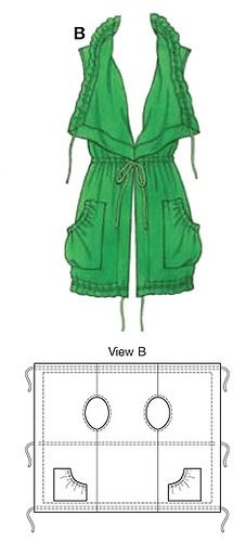 a green jumpsuit with ruffles on the bottom and an attached tie at the waist