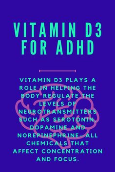 Vitamin D is a natural stimulant that increases focus, energy, and concentration—all of which are helpful for people with ADHD. You can find vitamin D in fish, eggs, and some dairy products. Medication Adherence, Fish Eggs, Focus Energy, Dairy Products, Vitamin D3