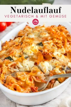 Vegetarischer Nudelauflauf mit Gemüse Vegetarian Recipes Healthy, Macaroni And Cheese, Meal Prep, Vegetarian Recipes, Low Carb, Pasta, Healthy Recipes, Snacks