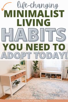 minimalist living habits to become minimalist faster Become Minimalist, Living With Less, Habits To Adopt, Becoming Minimalist, Positive Habits, Financial Health, I Changed, Minimalist Living, Good Habits