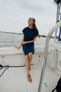 This simple dress is the perfect vacation companion. The Luca Cowl Dress as an elegant drape neckline, it packs light and can be dressed up or down. Cowl neckline, cap sleeve fit, clean finish hem - 67% Bamboo Rayon, 28% Cotton, 5% Elastin - Made in NYC - Dry clean or machine wash- Our model is 5'9" wearing size S - Chest 40", Bottom Opening 45", Length 37" Orders are processed within three business days (not including weekends or holidays). All pre-orders are charged at the time of purchase and Cowl Dress, Elegant Drapes, Simple Dress, Cowl Neckline, Packing Light, Simple Dresses, Cap Sleeve, Cap Sleeves, Dry Clean