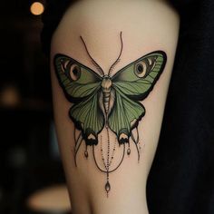 Green Moth Tattoo, Chameleon Tattoo, Start Conversation, Hippie Tattoo, Tatoo Inspiration, Tattoo Vector, Wicked Tattoos