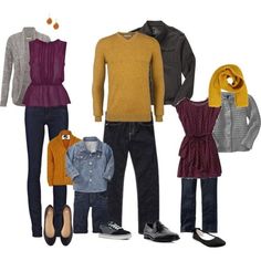 clothes and shoes are arranged in the shape of an individual's body, including sweaters, jeans, shirt, jacket, hat, boots, and purse