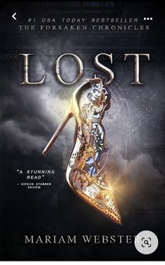 the book cover for lost by marilyn wester, with an image of a high heeled shoe