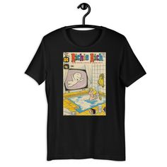 Richie Rich T-shirt Richie Rich Retro Comics Art Unisex Softstyle T-Shirt | eBay Retro Comic Art, Retro Comic, Comic Art