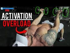 a man doing a bench press with the caption's above him that reads, motivation