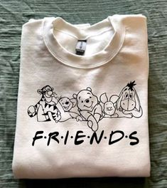 Winnie The Pooh f.r.i.e.n.d.s crewneck sweatshirt Cheap Disney Letter Print Tops, Cheap Disney Character Print Sweatshirt, Mom Best Friends Shirts, Cheap Disney Graphic Print Sweatshirt, Winnie The Pooh Tshirt Ideas, Oh Bother Winnie The Pooh Shirt, Best Friends Shirt Cricut, Eore Winnie The Pooh Shirt, Cheap Disney Long Sleeve T-shirt