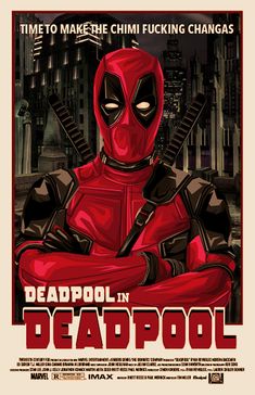 deadpool in deadpool movie poster