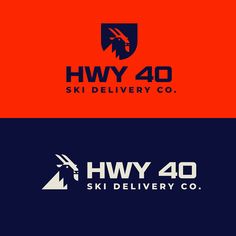 HWY 40 Ski Delivery :: Behance Skiing, Illustrator, Branding, New York, Graphic Design, Illustrations, Design, Logos