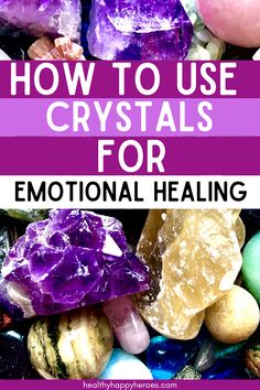 Crystals are powerful tools that can help to facilitate healing. Follow along to find out how to use crystals for emotional healing. By following these tips, you can ensure that your crystals are clean and energized so that they can work their magic. Uric Acid, Negative Emotions, Emotional Healing, Alternative Medicine, Emotional Wellness, Energy Healing, Being Used