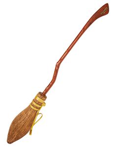 a broom with a wooden handle is shown on a white background in this image, it appears to be an old - fashioned