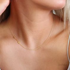 Gold Initial Necklace, Rings Jewelry Fashion, Rings Jewelry, Necklace Personalized, Letter Necklace