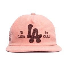 In LA we believe in hospitality. This is our universal way of saying "WELCOME". 100% Cotton CorduroySpot clean with distilled soapy water.Front Panel Unstructured hat. One size fits all. Men’s Trucker Hat Outfit, Nike Winter Jackets, Cool Merch, Unstructured Hat, Headwear Fashion, Dope Hats, Retro Hats, Best Caps, Pink Corduroy