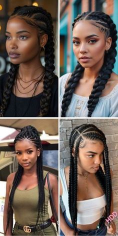 #FashionMistakes #StyleErrors #FashionFauxPas #WardrobeMistakes #FashionDonts #OutfitBlunders #StyleTips Big French Braids For Black Women, Two French Braids For Black Women, Goddess French Braids, Braids For Swimming, Two French Braids With Weave, Feed In Braids With Curls, Afro Braids Hairstyles, French Braid Ideas, 2 Braids Hairstyles For Black Women