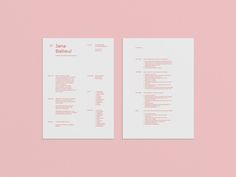 Minimalistic CV Design | Graphic design resume, Cv design, Graphic design cv #Cv_Inspiration #Graphic_Design_Cv #Cover_Letter_Design #Commercial_And_Office_Architecture