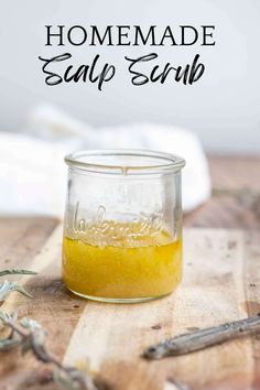 Making your own DIY scalp scrub recipe couldn't be easier to gently exfoliate dry skin, increase scalp health, and reveal soft hair. This clarifying recipe has done wonders for my dandruff and dry itchy scalp. #ablossominglife #diyscalpscrub #scalpscrub #dandruss