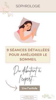 Séances de sophrologie pour améliorer le sommeil Slow Living, Best Self, Tes