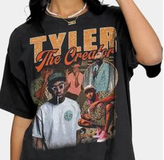 Tyler The Creator Flower Boy, Tyler The Creator Flower, Tyler The Creator Shirt, Sneakerhead Room, Rap Singers, Rap Shirt, Hip Hop Shirts