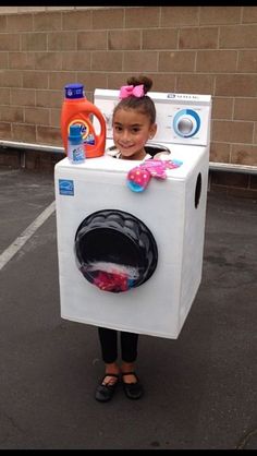 Washing Machine Costume, Black Halloween Costumes, Halloween Costumes To Make, Diy Halloween Costumes For Kids, Homemade Halloween Costumes, Diy Halloween Costume, Last Minute Halloween Costumes, Homemade Halloween, Group Halloween Costumes