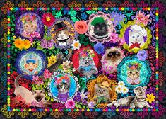 300 Piece Jigsaw Puzzle Cats with Hats Cats With Hats, 300 Pieces Jigsaw Puzzle, Artwork Design, Jigsaw Puzzle, Jigsaw Puzzles, Hats, Art, Design