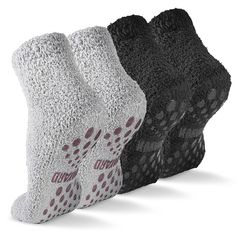 PRICES MAY VARY. NON SLIP GRIPS SOCKS: Our non slip socks with grippers on the bottom,it can provide maximum traction on any surface with every step. These anti-skid crew socks maintain the stability and balance, prevent falling or losing balance while walking or running. STURDY AND WARM FUZZY SOCKS:These Fuzzy socks for men are made of updated fabric, lightweight, warm and more sturdy than other fuzzy socks. Our Fuzzy socks are above the ankle to protect your whole feet from coldness attack. So Snug Non-slip Winter Socks, Cozy Comfortable Non-slip Socks, Comfortable Thick Snug Socks, Comfortable Non-slip Gray Socks, Comfortable Non-slip Snug Socks, Comfortable Snug Non-slip Socks, Hospital Socks, Grippy Socks, Dad Socks