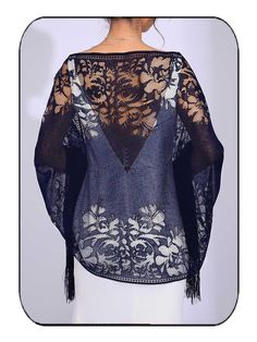 PRICES MAY VARY. Dressy shawl is made of polyester fiber. The delicate floral patterns and gentle tassels are very eye-catching. Navy blue shawl approx size:200*70cm/78.7*27.6in (including tassels). Light weight and easy to carry. Evening lace wrap come in many colors. You can choose the right color according to your preference or clothing style. Occasions:There are many ways to wear shawl. It is the perfect match for the dress. Fashionable and charming. It is very suitable to wear it for evenin Lace Shawl Outfit, Ways To Wear Shawl, Dressy Shawl, Navy Blue Shawl, Evening Dresses Lace, Lace Shawls, Blue Shawl, Lace Wrap, Evening Dresses For Weddings