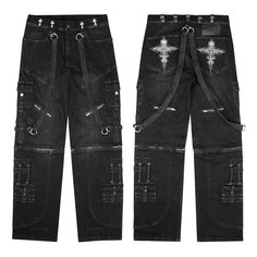 Cyber, goth, emo, raver jeans, opium, Bladee, sematary, yung lean, Bladee dg, men’s fashion, archive fashion aesthetic Vamp Clothing, Affliction Pants, Goth Jeans, Raver Jeans, Customised Clothes, Affliction Clothing, Tripp Pants, Harness Fashion, Nyc Instagram