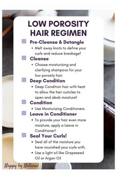 Low Porosity Hair Regimen, Low Porosity Hair Care, Low Porosity Natural Hair, Natural Hair Care Routine, 4c Hair Care, Healthy Hair Routine, Natural Hair Routine