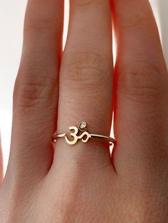 Om Gold Rings For Women, Symbolic Promise Jewelry With Polished Finish, Sterling Silver Spiritual Rings In Rose Gold, Spiritual Sterling Silver Rings In Rose Gold, Spiritual Sterling Silver Rose Gold Rings, Rose Gold Sterling Silver Spiritual Rings, Spiritual Rose Gold Sterling Silver Rings, Spiritual Rose Gold Ring Jewelry, Spiritual Rose Gold Jewelry For Meditation