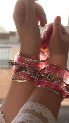 Pakistani Bangles Aesthetic, Chudiyan Aesthetic, Glass Bangles Set Indian, Desi Jewelry Aesthetic, Glass Bangles Indian, Bangles Oxidised, Fashion Illustration Face