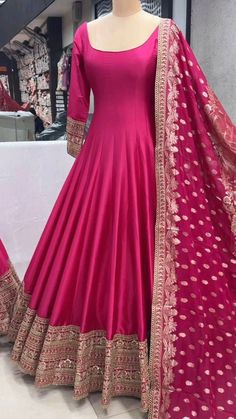 👉*Rate :- 1399  👉👗💥 *Launching New Designer Party Wear Look Full Heavy Embroidery Sequence Work Gown With Fully Stiched and Dupatta Ready to Wear Collection*💥👗💃🛍👌💕  🧵 *Fabric Detail* 🧵  👗 *Gown Fabric* : Heavy Chinon Silk With *Full Heavy Embroidery Sequence Work* with Sleeve*  👗 *Gown Inner* : Micro Cotton 👗 *Gown Size* ✂️📏 : *XL(42) With XXL(44) Margin* *(FULLY STITCHED)*  👗 *Gown Length* : 53-54 Inches  👗 *Gown Flair*     : 3 Meter   👗 *Bottom Fabric* : No  👗 *Dupatta Fabric* : Heavy Chinon Silk and *Heavy Embroidery Sequence work and Lace Border*     ⚖️ *Weight* :- 1 kg  💕*One Level Up*💕 👌*A One Quality*👌🛍💕 Party Anarkali Set With Floral Embroidery, Wedding Dresses With Pallu, Full Length, Floor-length Floral Embroidery Anarkali Set For Party, Floor-length Floral Embroidered Anarkali Set For Party, Full Length Wedding Dresses With Pallu, Traditional Party Gown With Floral Embroidery, Traditional Embroidered Dress For Banquet, Festive Floral Embroidered Dress For Banquet, Festive Floor-length Maxi Dress For Banquet