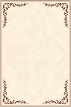 an ornate frame with swirls and scrolls on the edges is shown in beige tones