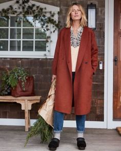 Fall Coats For Women, Oversized Winter Coat, Fox Party, Yoga Gear, Cocoon Coat, Stylish Coat, Garnet Hill, Classic Coats, Fall Coat