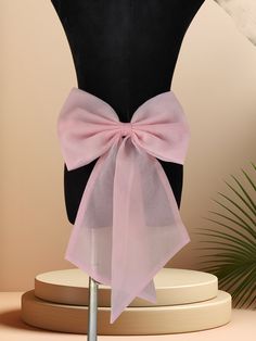 Children's Dress Bows, Detachable Bows, Organza Bows, Bow Ties, Small Bows - Etsy Big Pink Bow Dress, Girls Graduation Dresses, Holographic Dress, Pink Bow Dress, Simple Frock Design, Organza Bow, Girls Bridesmaid Dresses, Chic Birthday, Bridal Design