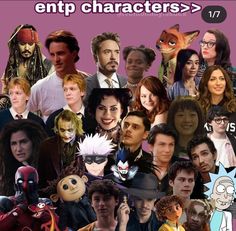 Entp Book Characters, Entp In Movies, Entp Vibe, Estp Characters, Intj Isfp, The Diplomats, Istp Estp