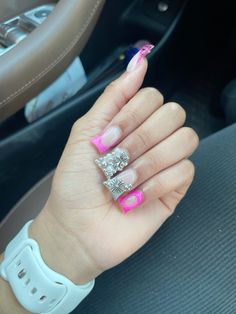 Cute Duck Nails, Pink Duck Nails, Fye Nails, Pink Duck, Nail Collection, Pretty Accessories, Duck Nails, Hard Nails