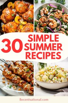 the ultimate collection of 30 simple summer recipes