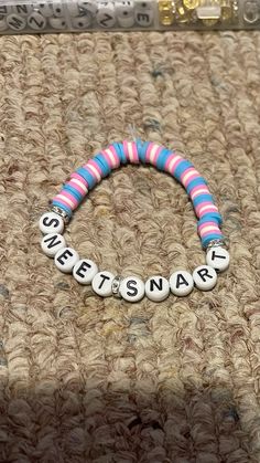 Trans Crafts, Sneet Snart, Trans Kandi, Lesbian Kandi Bracelet, Trans Bracelet, Trans Kandi Bracelet, Lgbtq Kandi Bracelets, Trans Pride Accessories, Kandi Kid