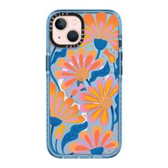 an iphone case with flowers on it