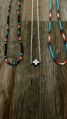 These chokers are 12 inches long with 2 inch ext. always made to order Diy Western Necklace, Cute Western Jewelry, Country Necklaces Beads, Country Beaded Necklace, Western Diy Jewelry, Western Style Beaded Jewelry For Gifts, Western Beaded Jewelry For Gifts, Beaded Western Jewelry, Western Necklaces Beaded