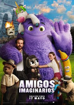 the movie poster for amigoss imaginiarios, featuring characters from various countries